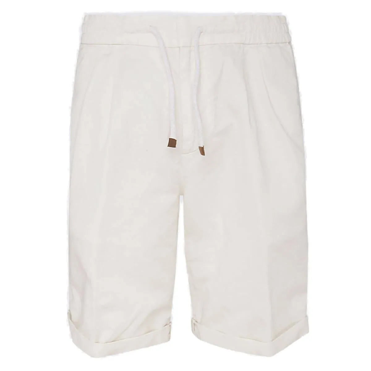 Brunello Cucinelli Drawstring Straight Cut Shorts