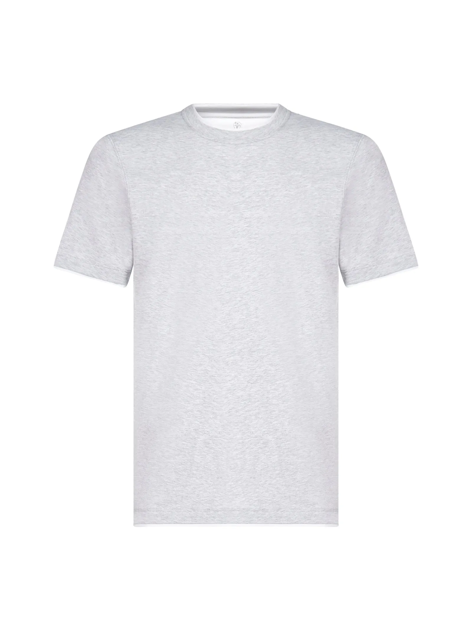 Brunello Cucinelli Logo Embroidered T-Shirt