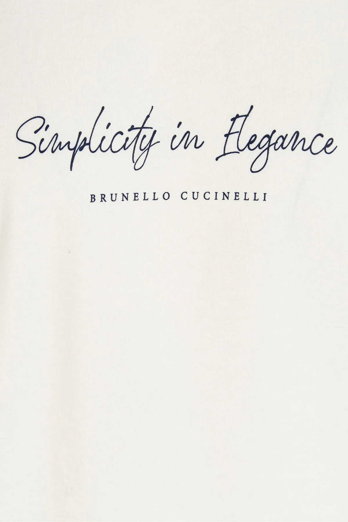 Brunello Cucinelli Logo Printed Crewneck T-Shirt