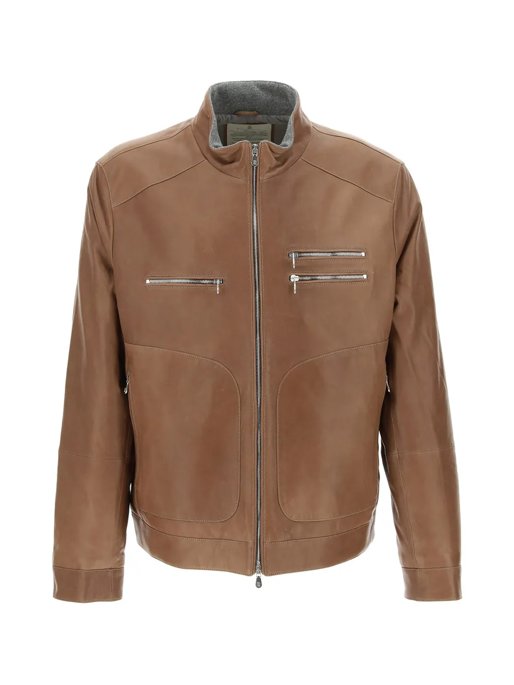Brunello Cucinelli Zip-Up Long-Sleeved Jacket