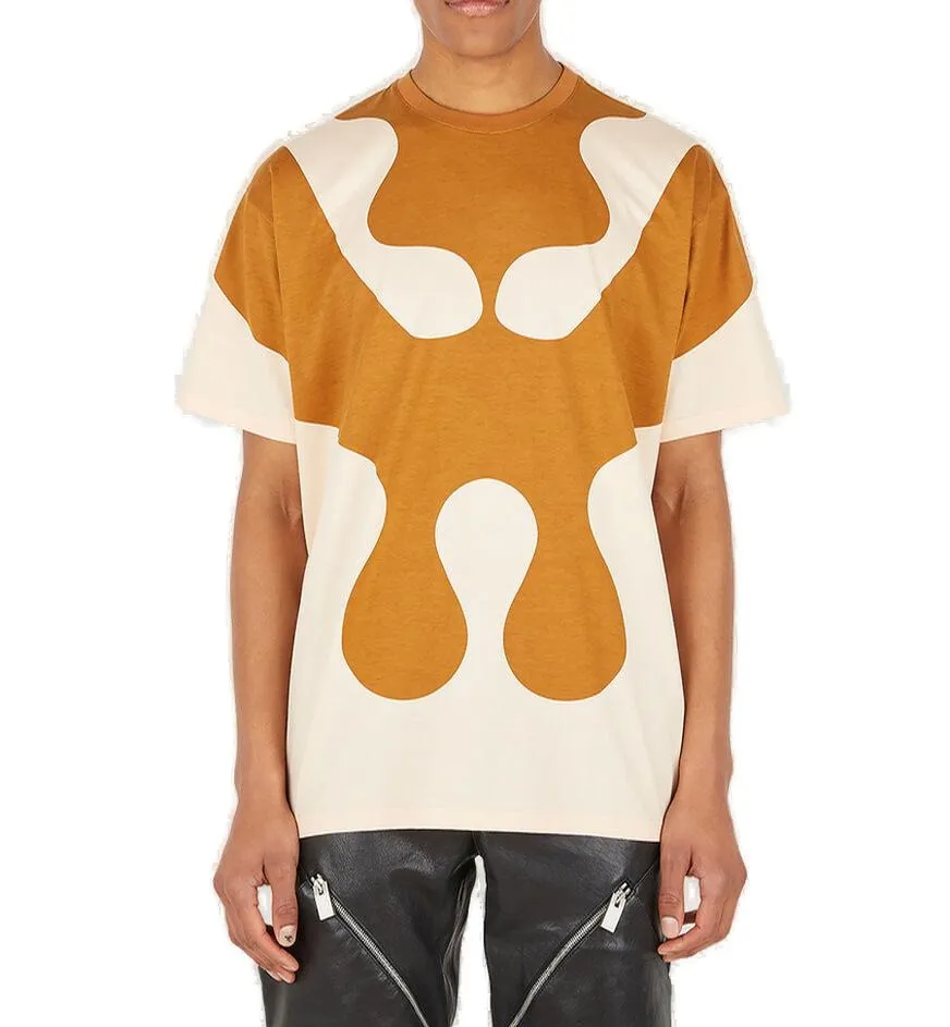 Burberry Abstract Printed Oversized T-Shirt