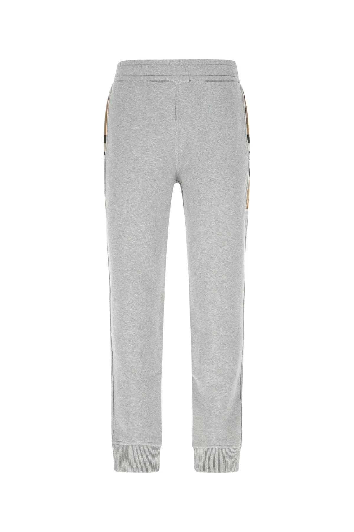 Burberry Check Panelled Jogging Pants