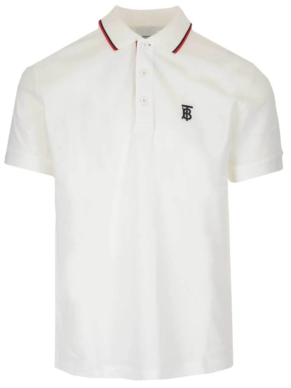 Burberry Embroidered Logo Polo Shirt
