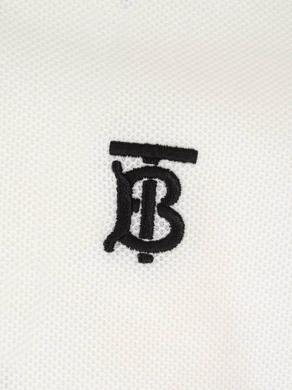 Burberry Embroidered Logo Polo Shirt