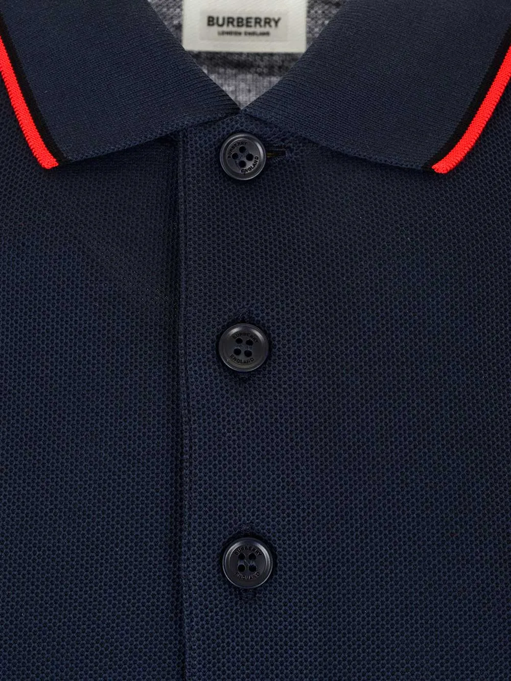 Burberry Icon Stripe Placket Polo Shirt