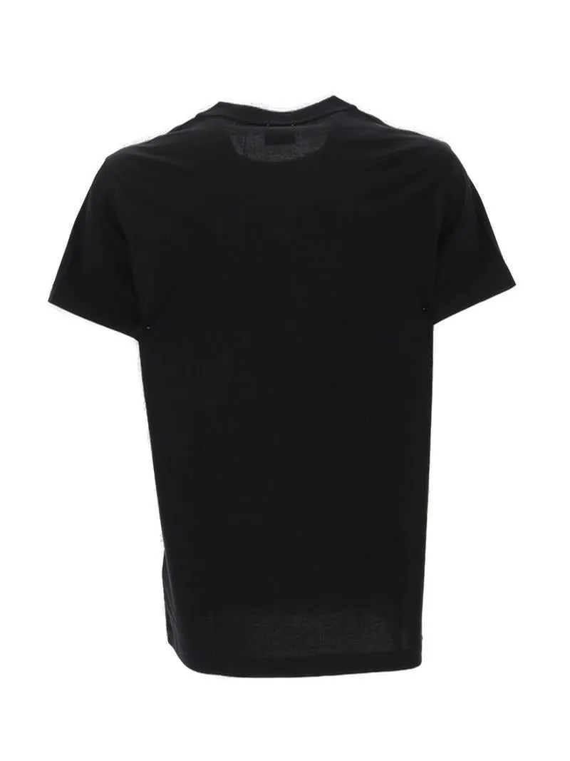 Burberry Logo Embroidered Crewneck T-Shirt