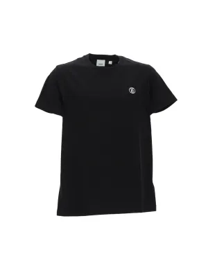 Burberry Logo Embroidered Crewneck T-Shirt