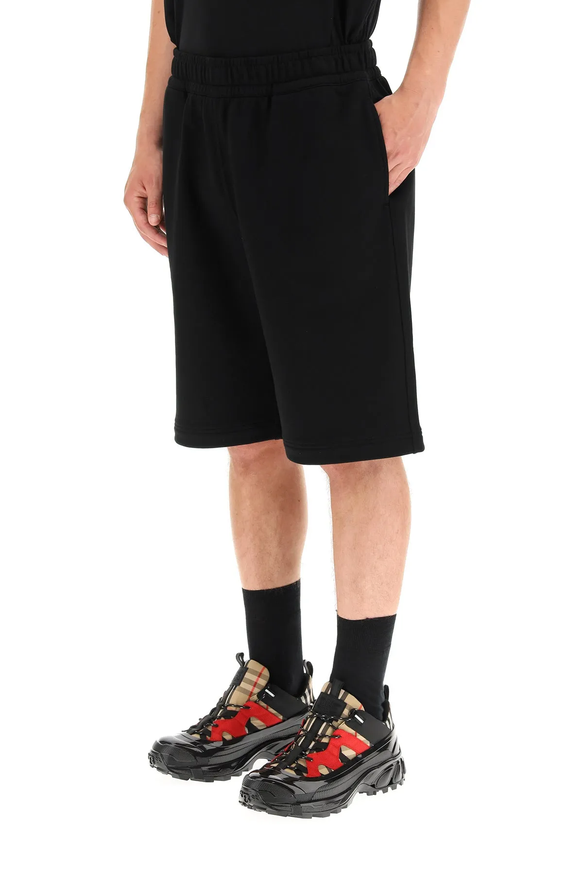 Burberry Logo Print Track Shorts