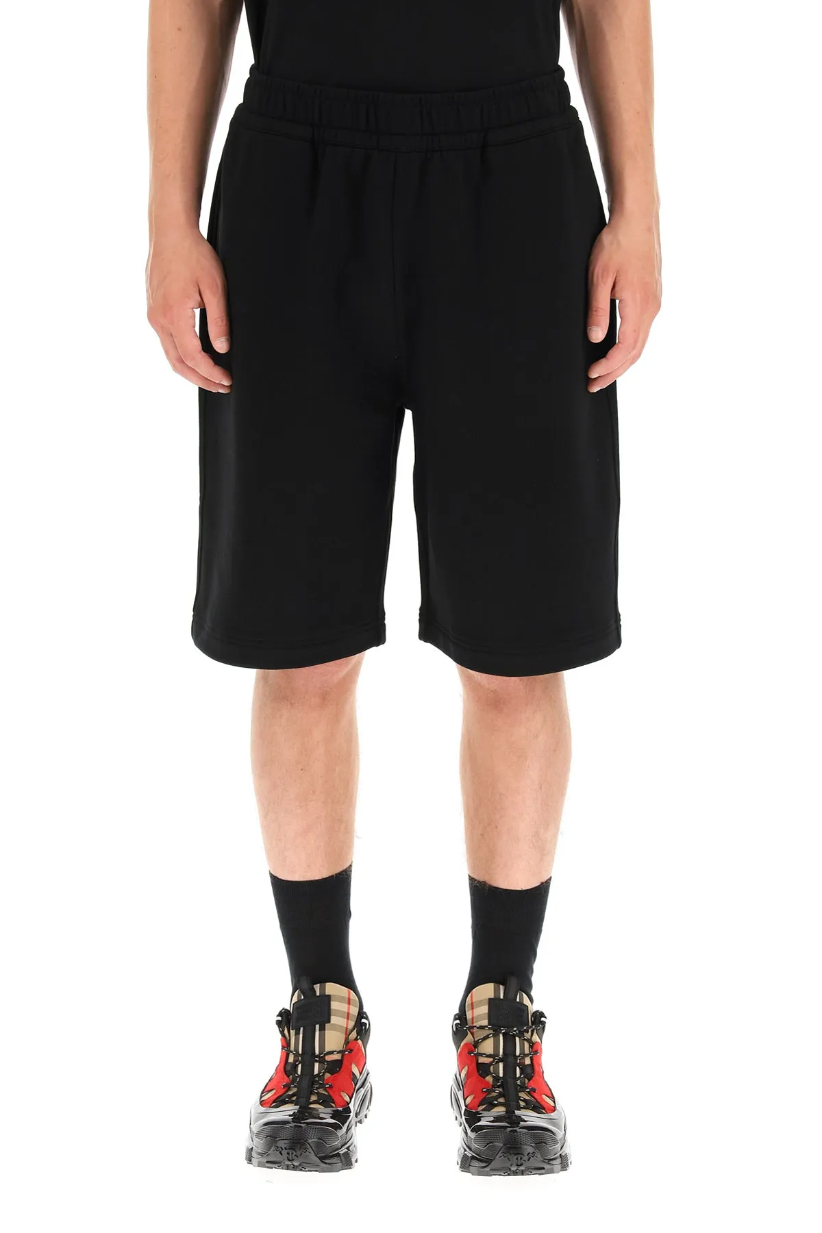 Burberry Logo Print Track Shorts