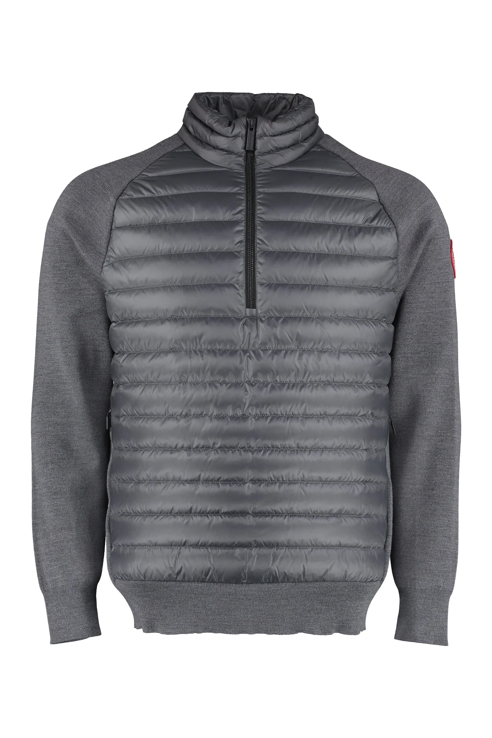 Canada Goose Logo Patch Long-Sleeved Jacket
