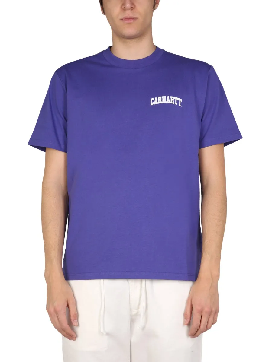 Carhartt WIP Logo Print Crewneck T-Shirt