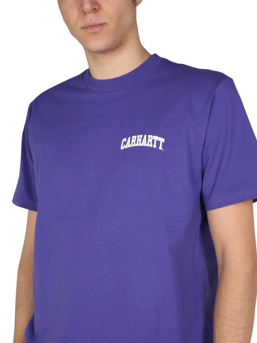 Carhartt WIP Logo Print Crewneck T-Shirt