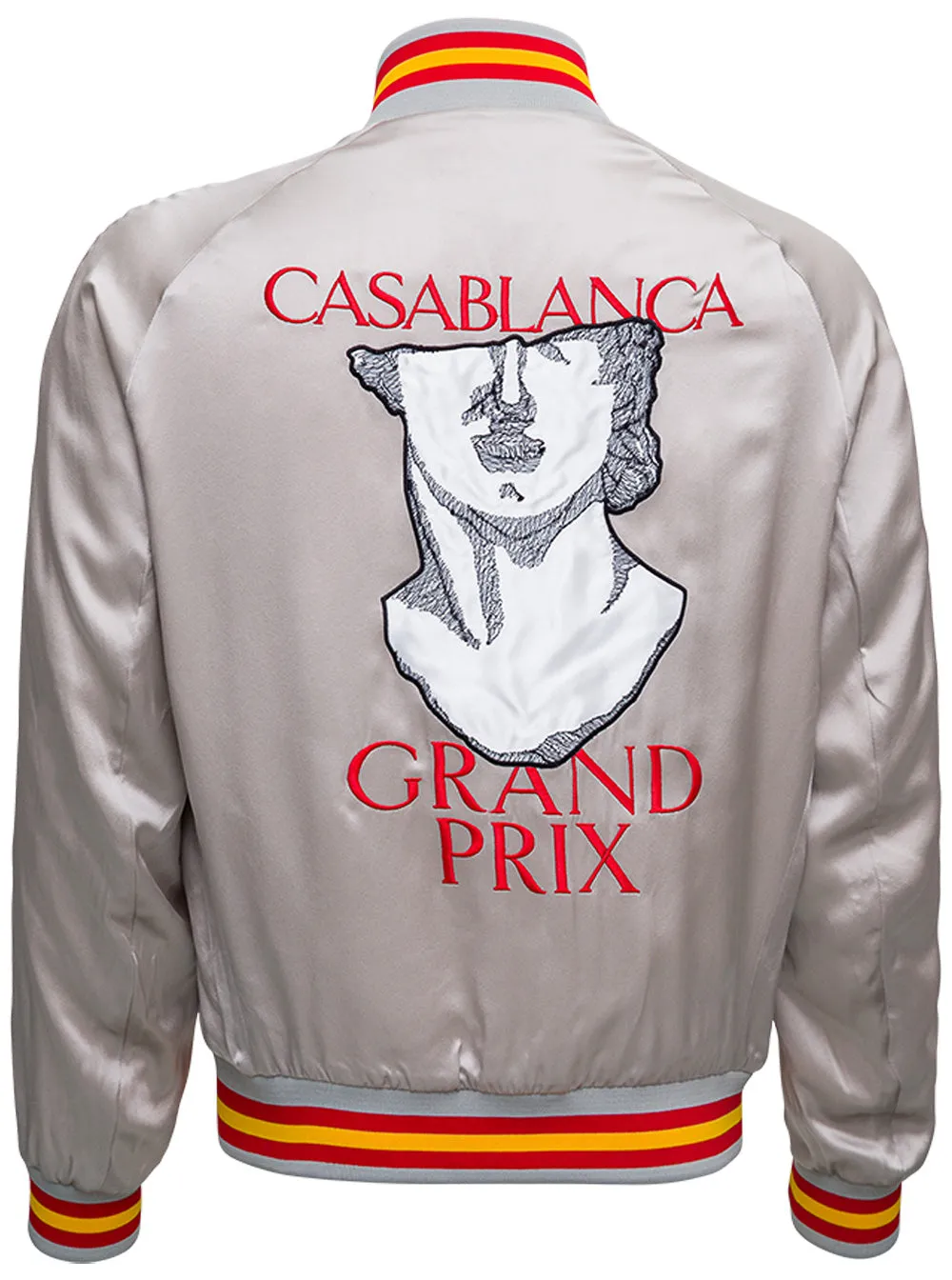 Casablanca Logo Embroidered Zipped Jacket