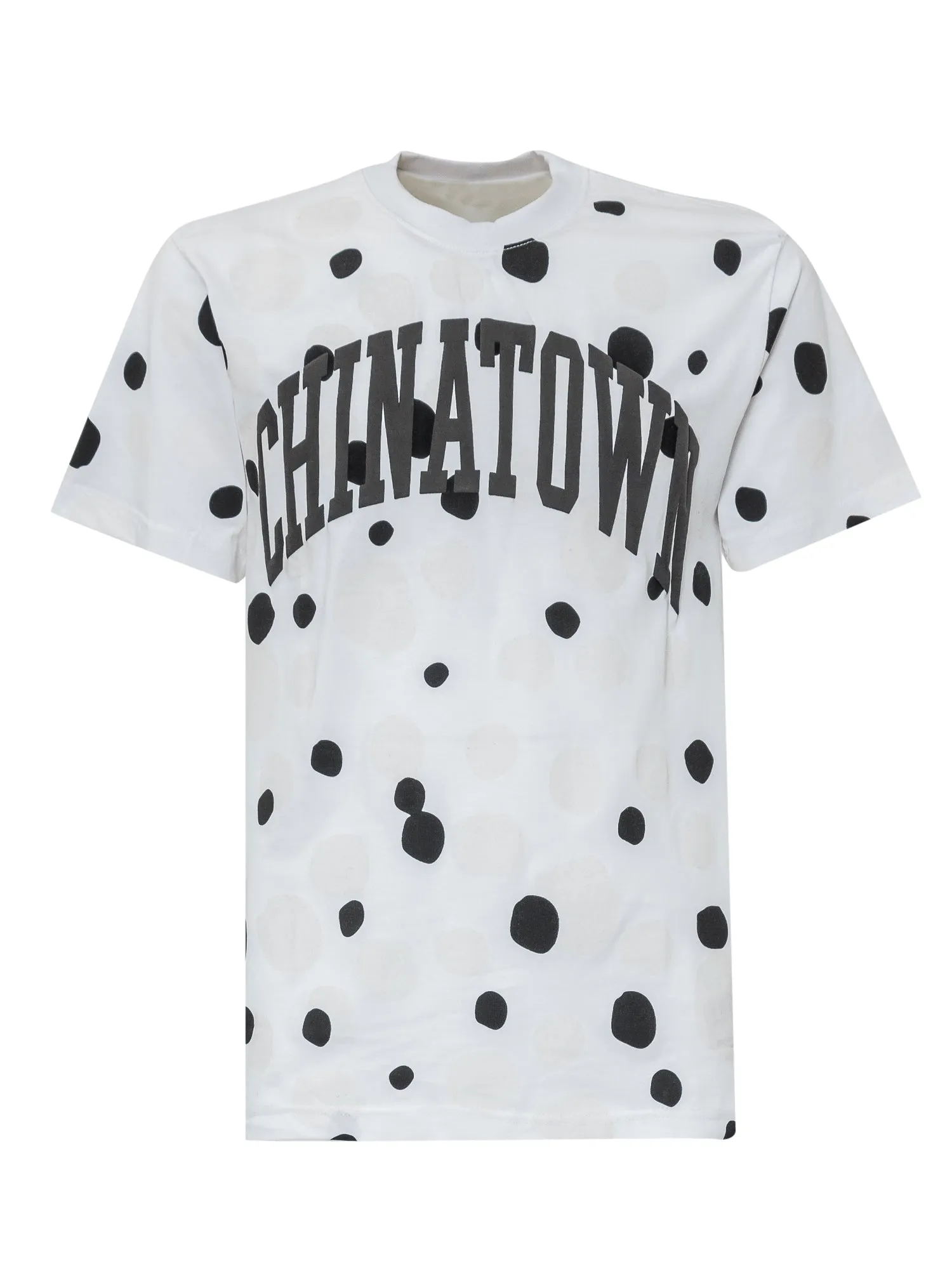 Chinatown Market Polka Dot Logo Debossed T-Shirt