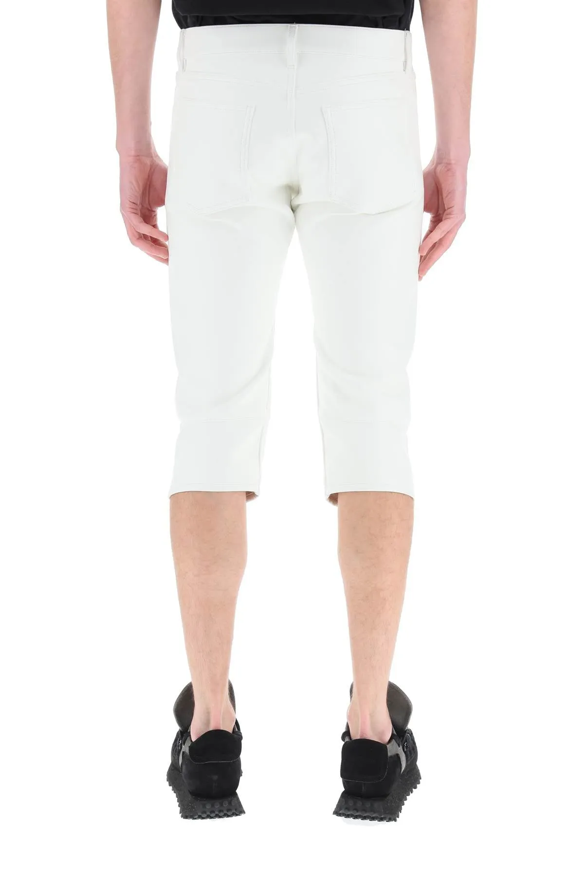 Comme des Garons Homme Plus Faux Leather Shorts