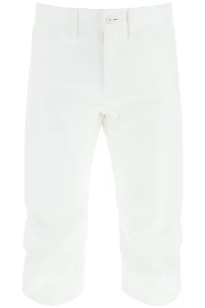Comme des Garons Homme Plus Faux Leather Shorts