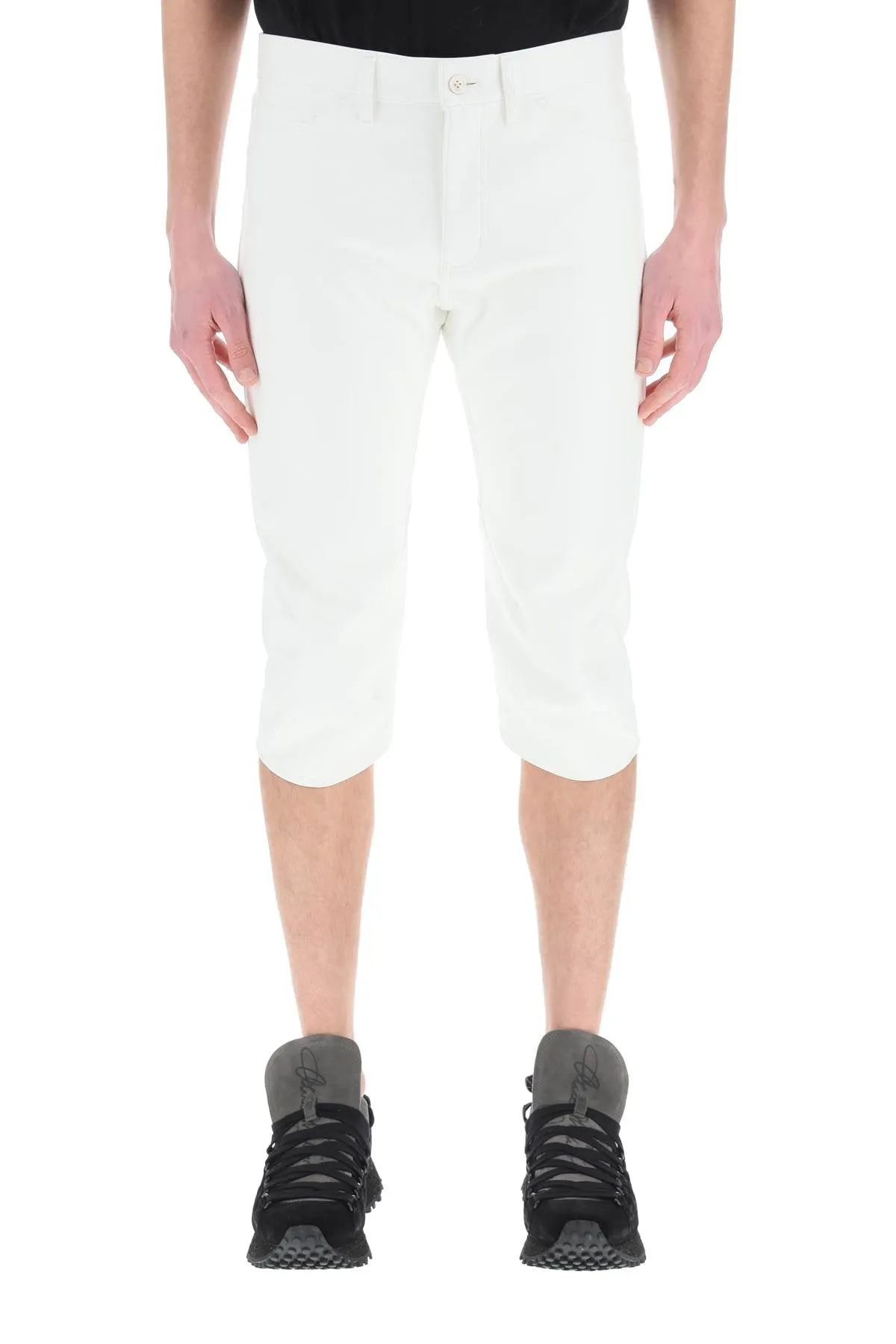Comme des Garons Homme Plus Faux Leather Shorts