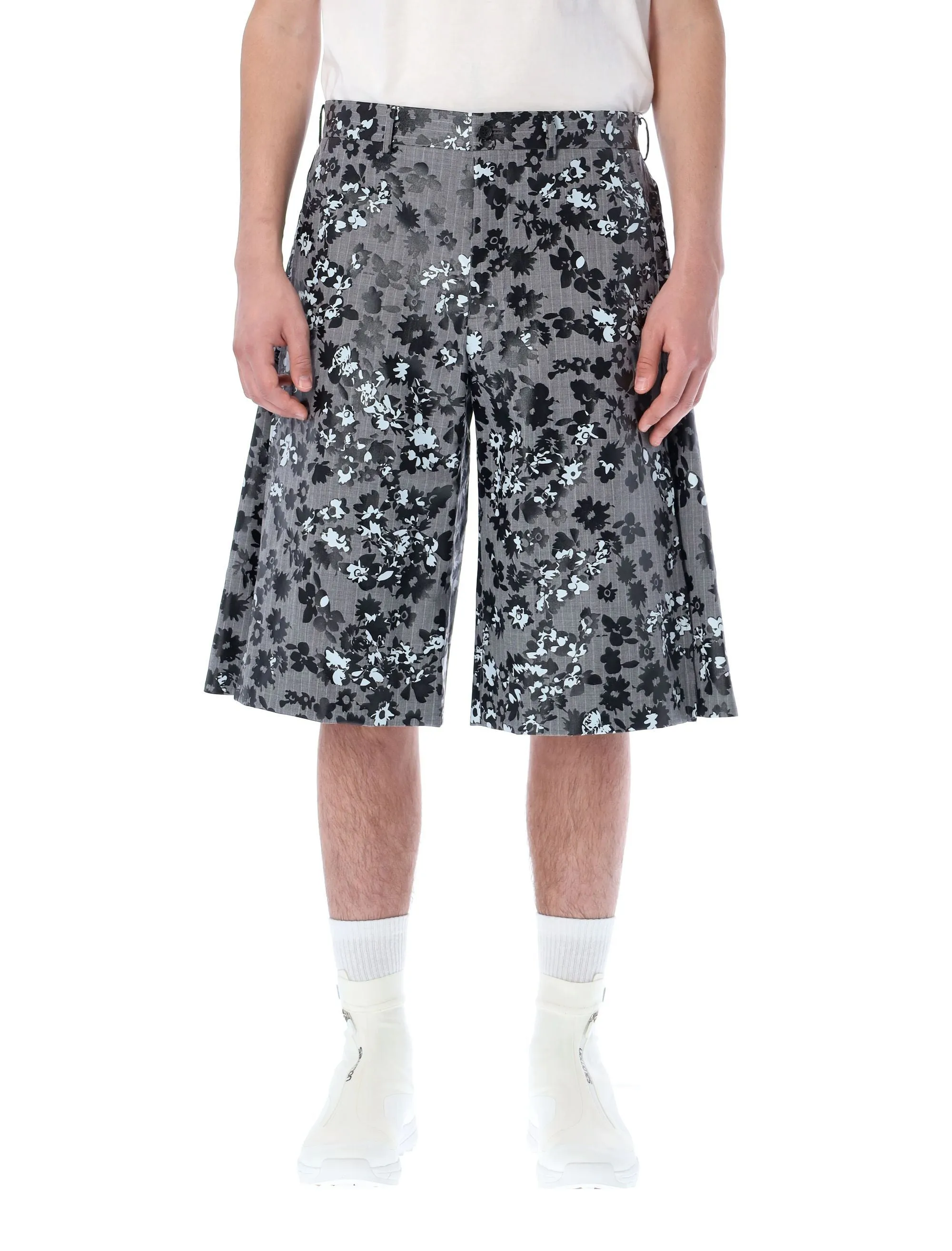 Comme des Garons Homme Plus Flared Shorts