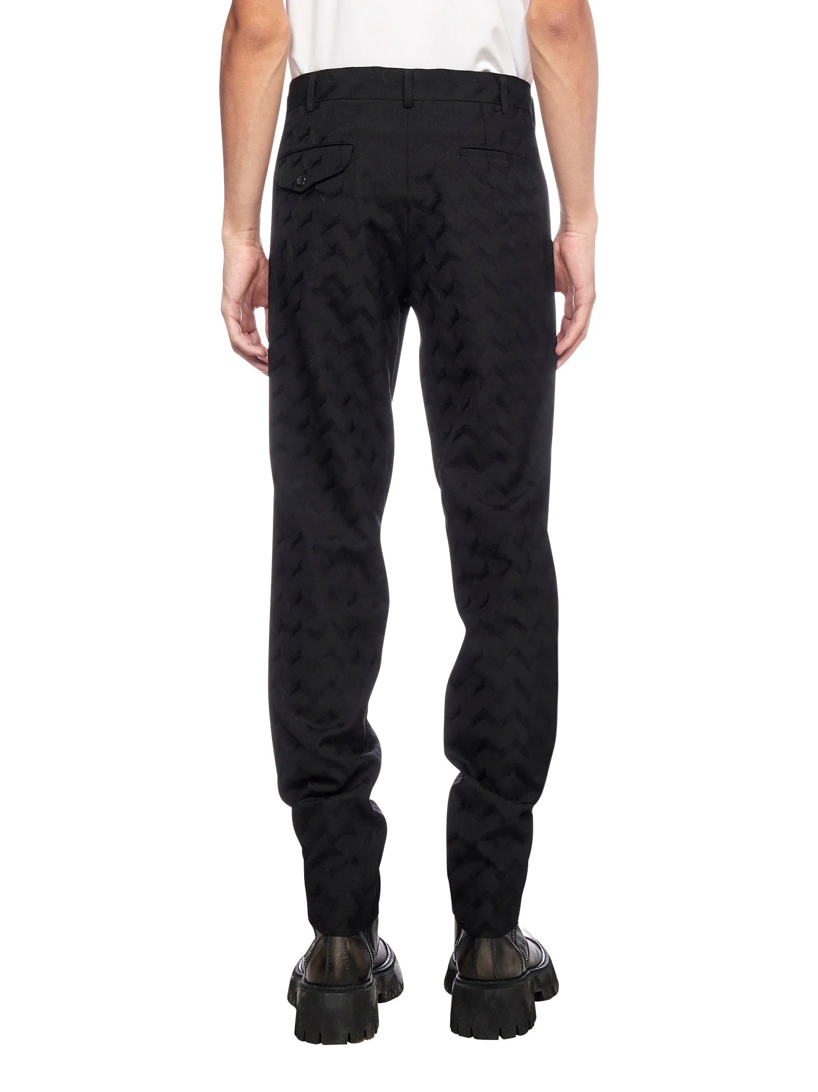 Comme des Garons Homme Plus Tailored Jacquard Pants
