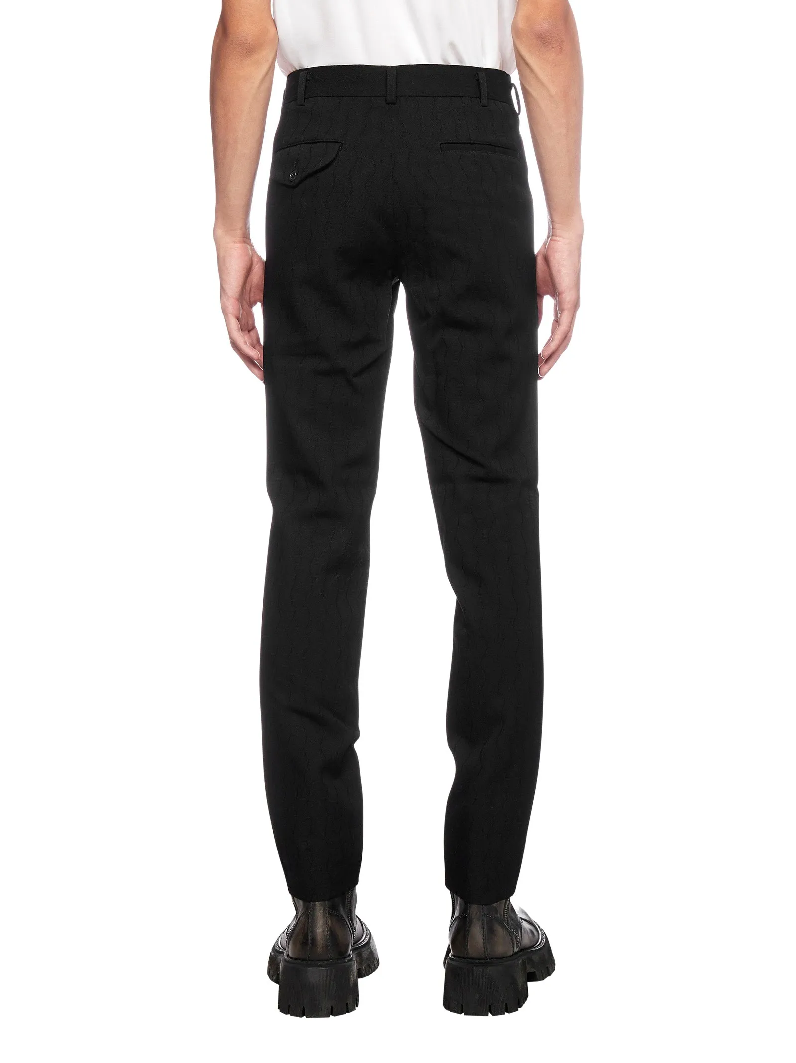 Comme des Garons Homme Plus Textured Tailored Pants
