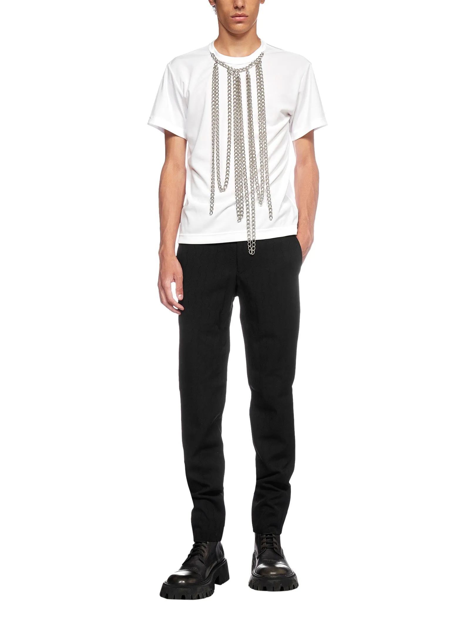 Comme des Garons Homme Plus Textured Tailored Pants