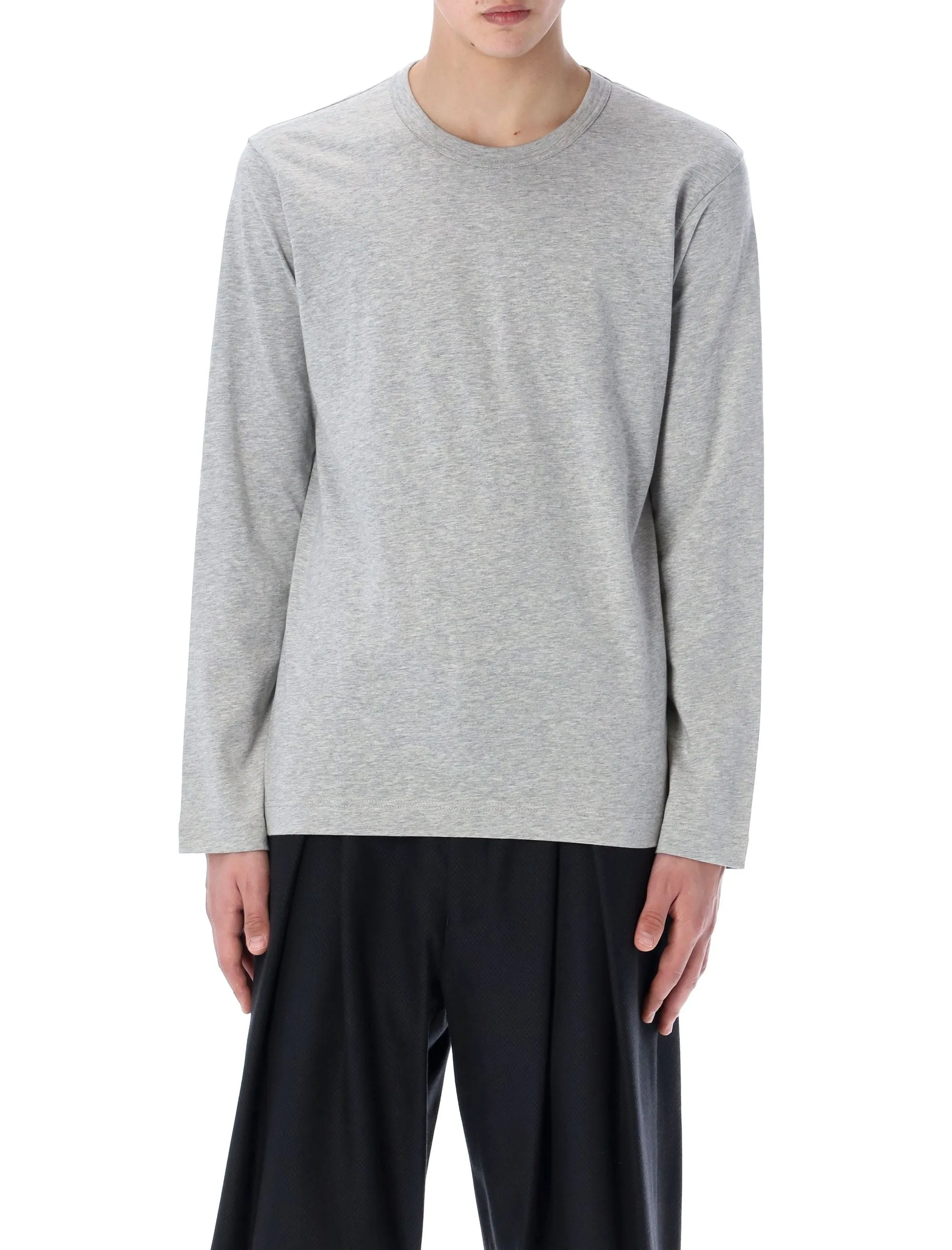 Comme des Garons Shirt Back Logo Printed Long-Sleeve T-Shirt