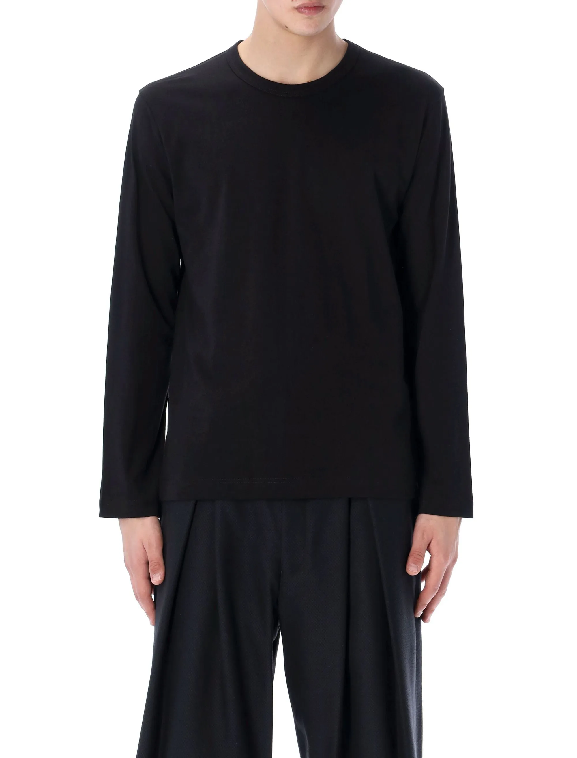 Comme des Garons Shirt Back Logo Printed Long-Sleeve T-Shirt