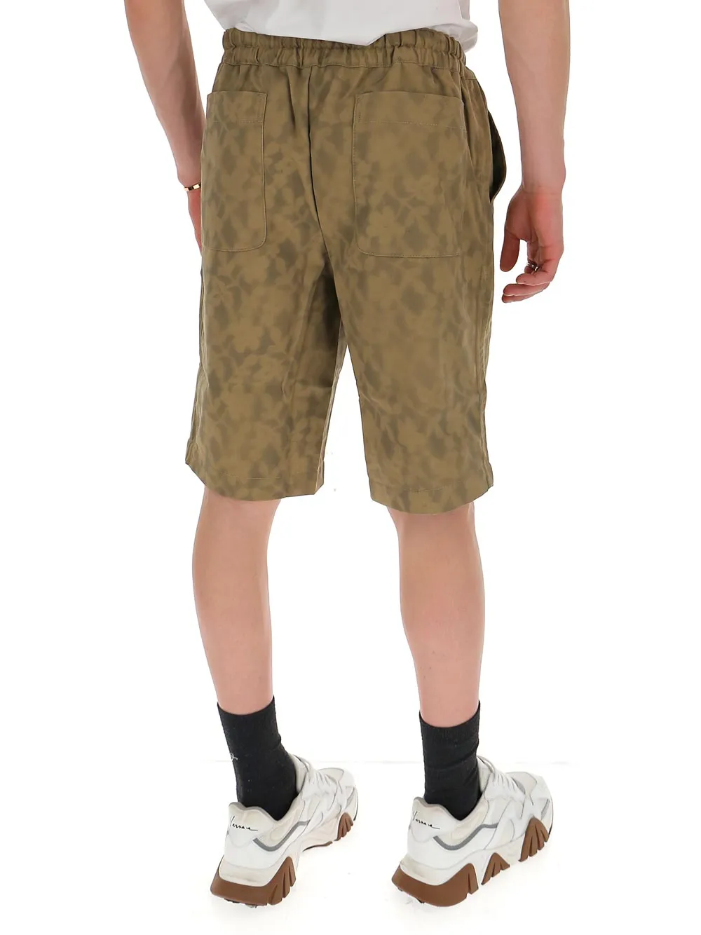 Comme des Garons Shirt Floral Print Shorts
