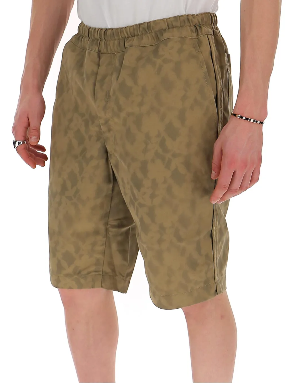 Comme des Garons Shirt Floral Print Shorts