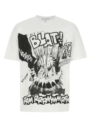 Comme des Garons Shirt Graphic Printed Crewneck T-Shirt