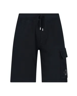 C.P. Company Logo Patch Drawstring Shorts