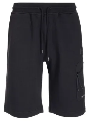 C.P. Company Logo Patch Drawstring Shorts