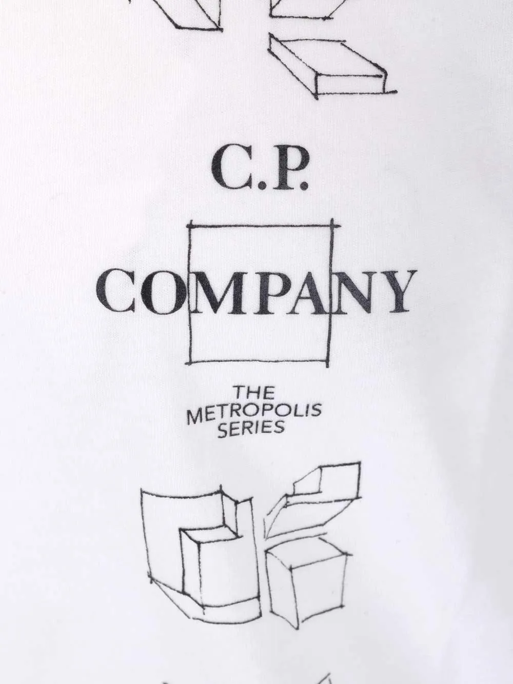 C.P. Company Logo Printed Crewneck T-Shirt