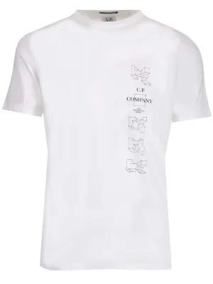 C.P. Company Logo Printed Crewneck T-Shirt