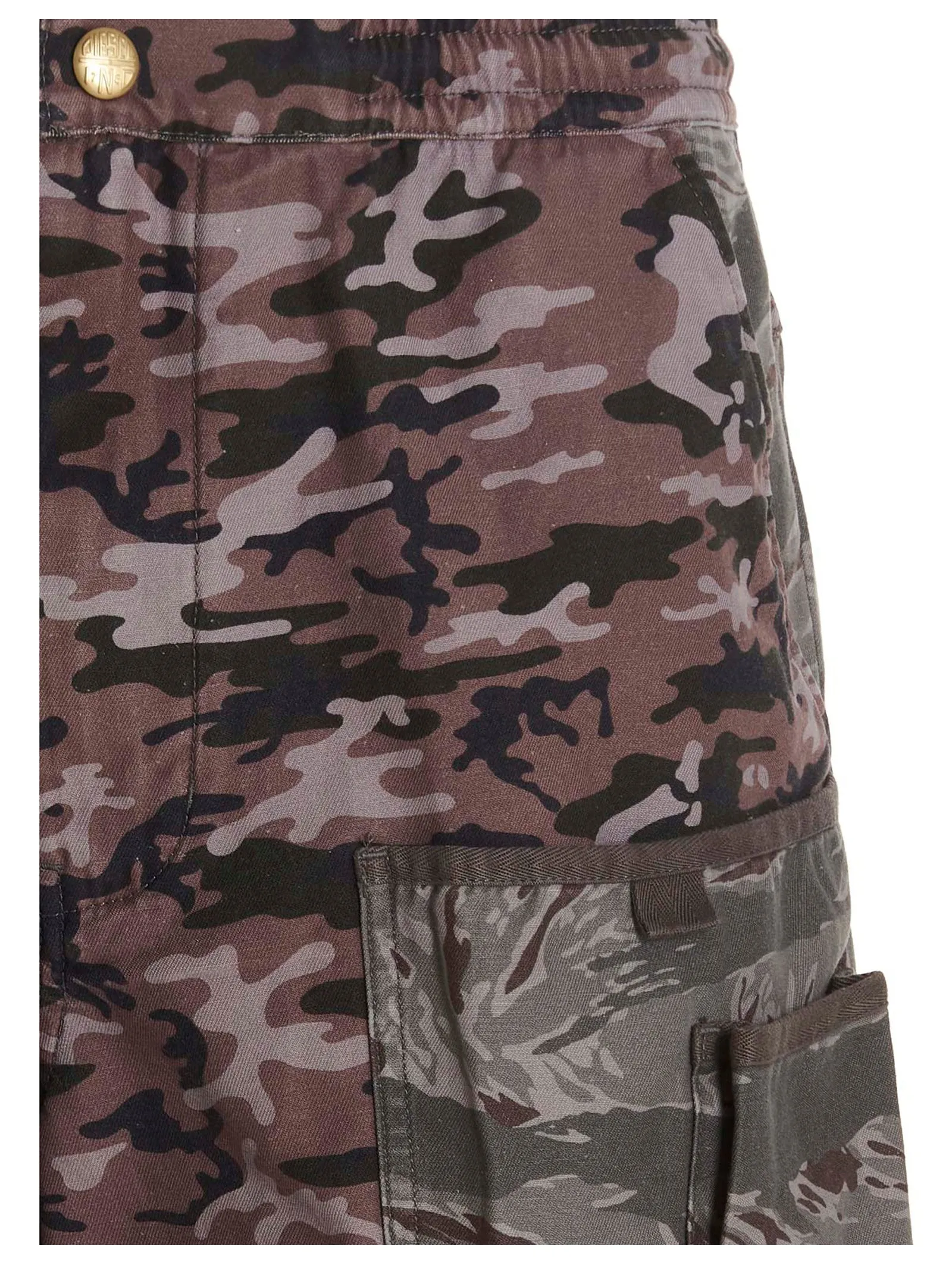 Diesel Camouflage Printed Cargo Shorts