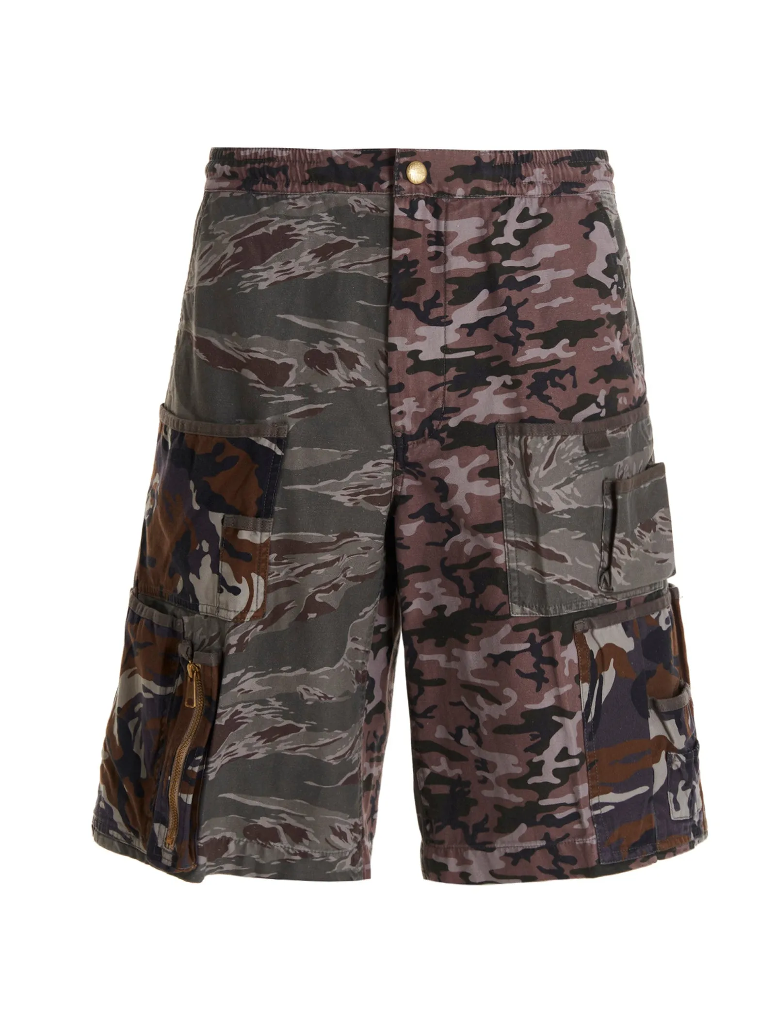 Diesel Camouflage Printed Cargo Shorts