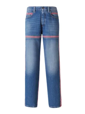 Diesel D-Mand Mid-Rise Straight Leg Jeans