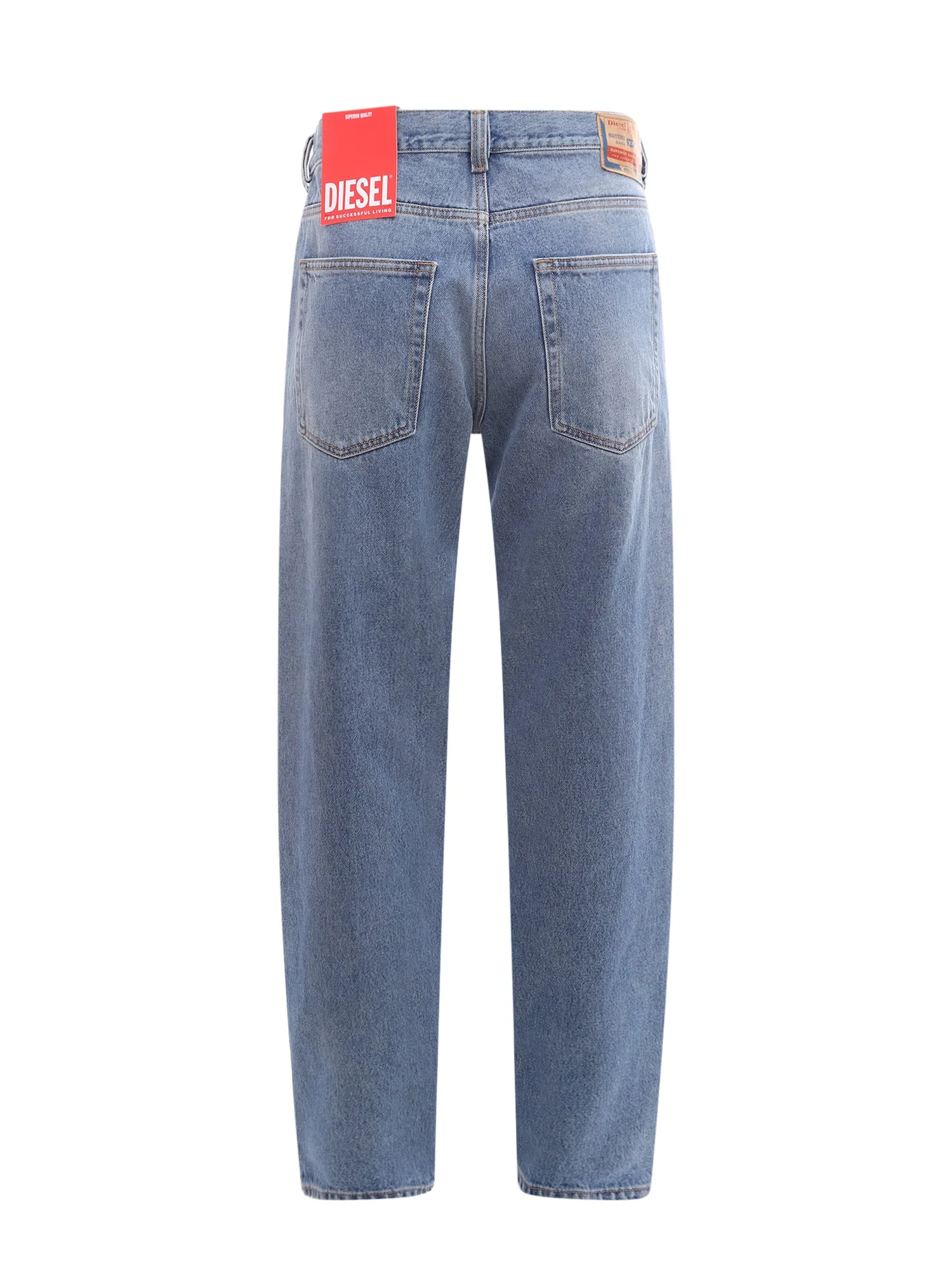 Diesel D-Mand Mid-Rise Straight-Leg Jeans