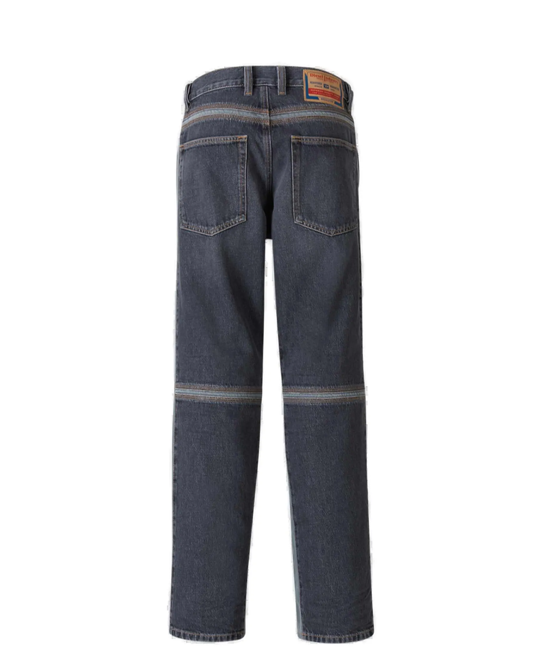 Diesel D-Mand Stripe Detailed Jeans