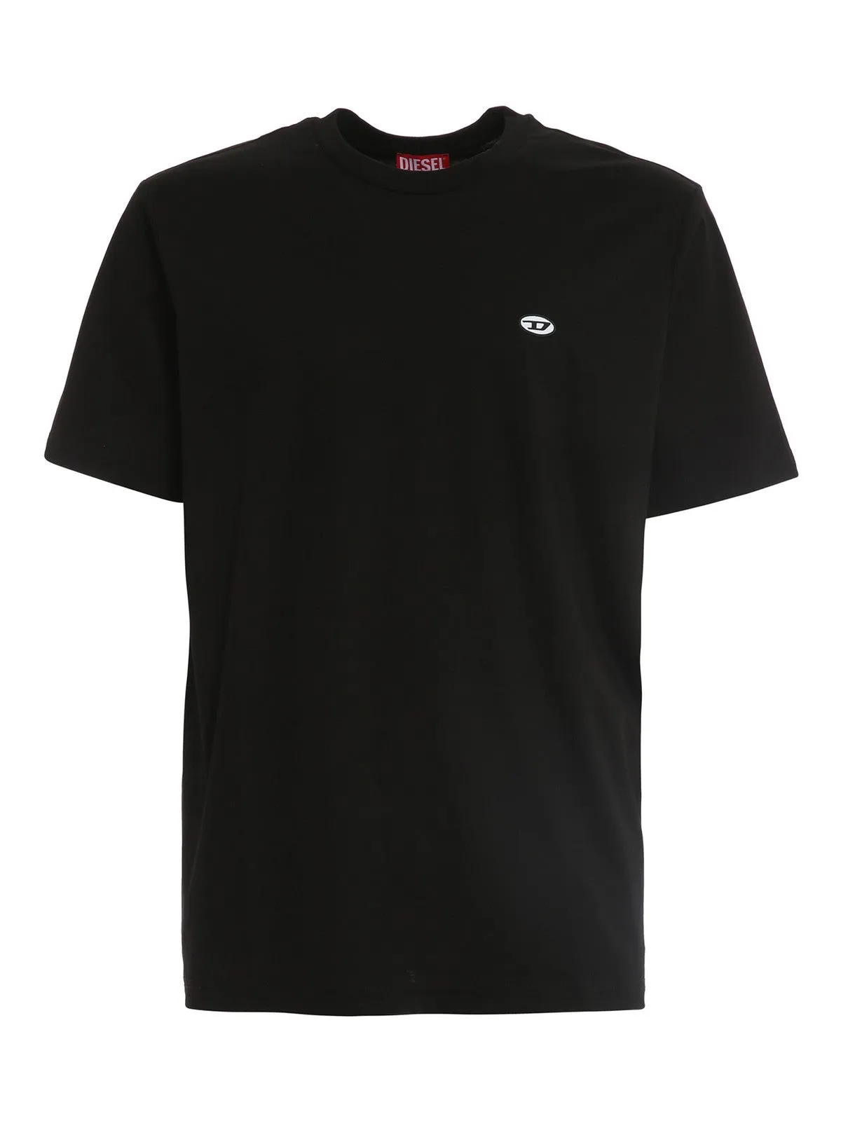 Diesel Logo Embroidered Crewneck T-Shirt