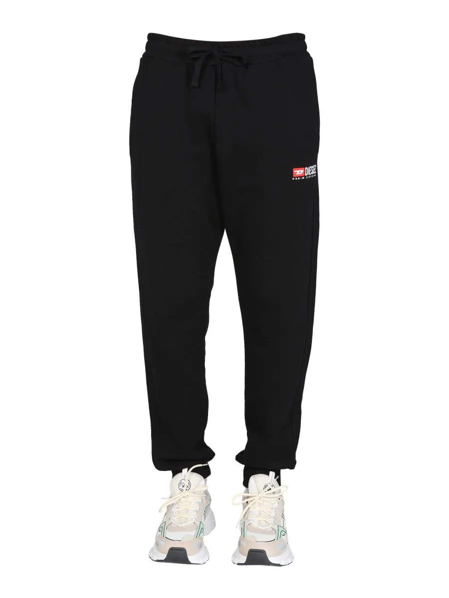 Diesel Logo Embroidered Jogging Pants