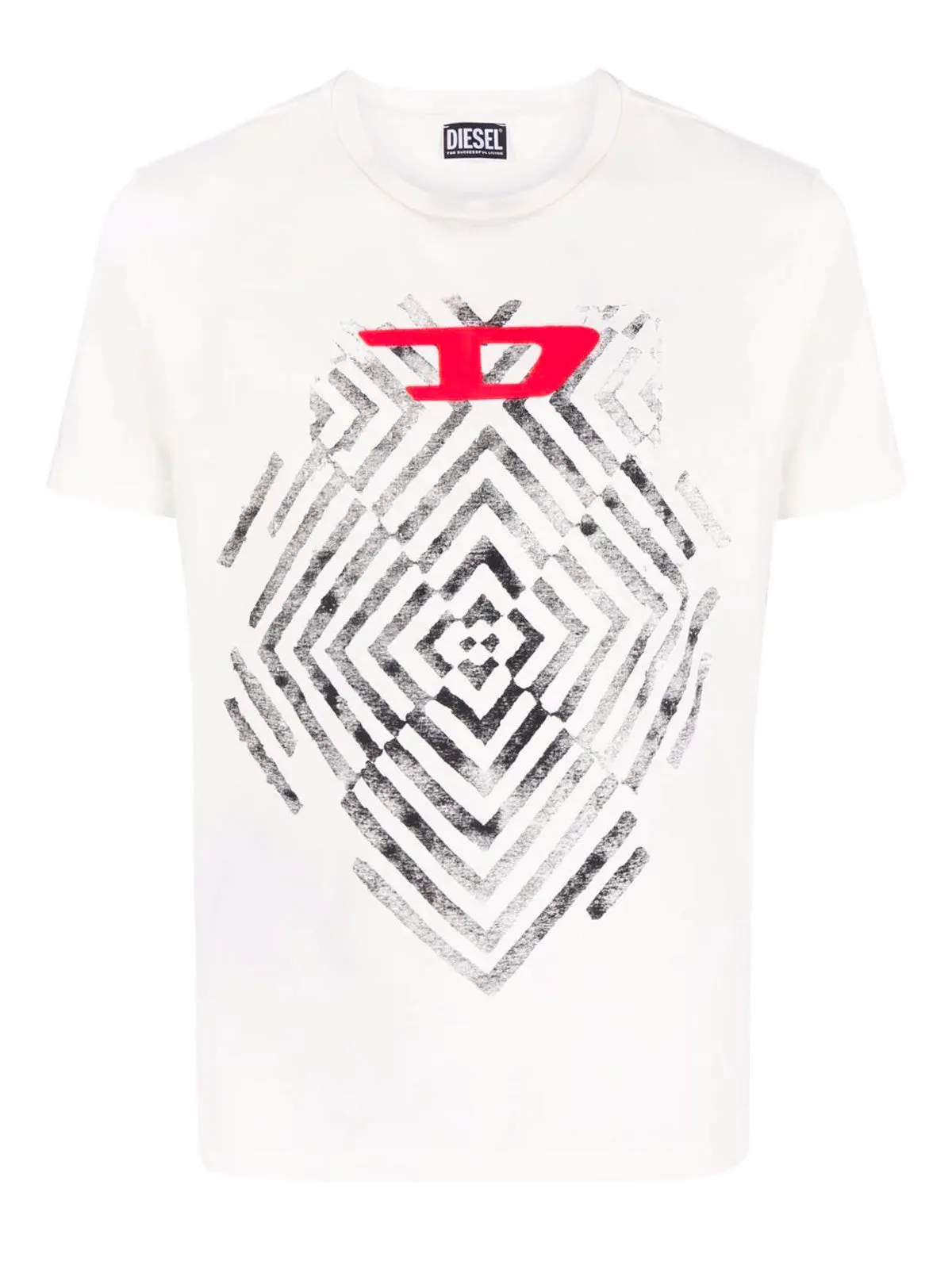 Diesel Logo Printed Crewneck T-Shirt