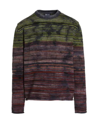 Diesel Melange Crewneck Knit Jumper