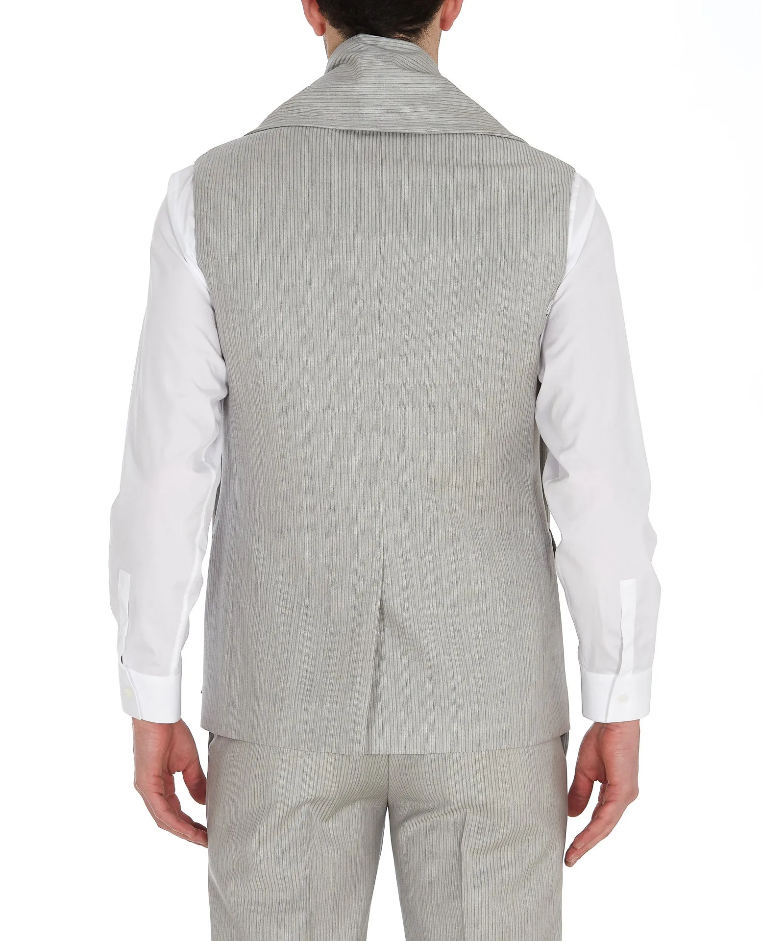 Dior Homme Striped Sleeveless Jacket