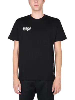 Disclaimer Logo Print Crewneck T-Shirt