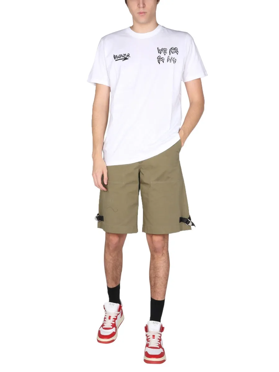 Disclaimer Printed Crewneck T-Shirt