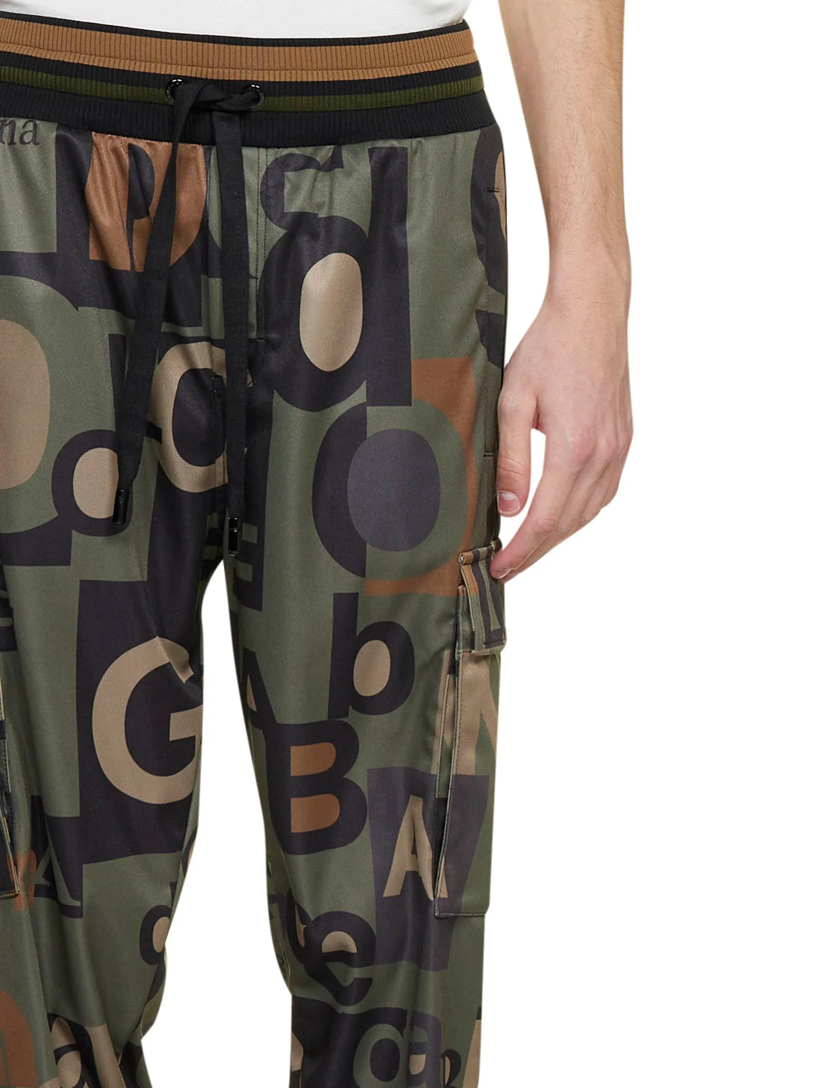 Dolce & Gabbana Allover Logo Printed Jogging Pants