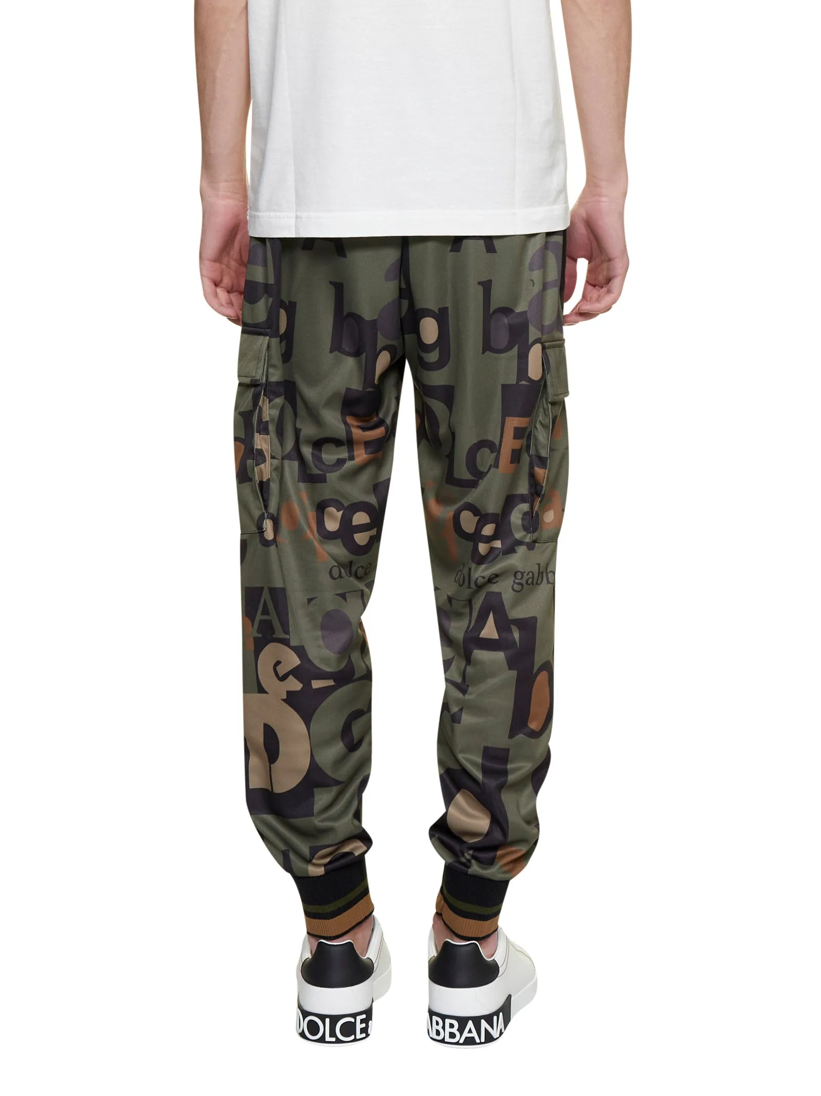 Dolce & Gabbana Allover Logo Printed Jogging Pants
