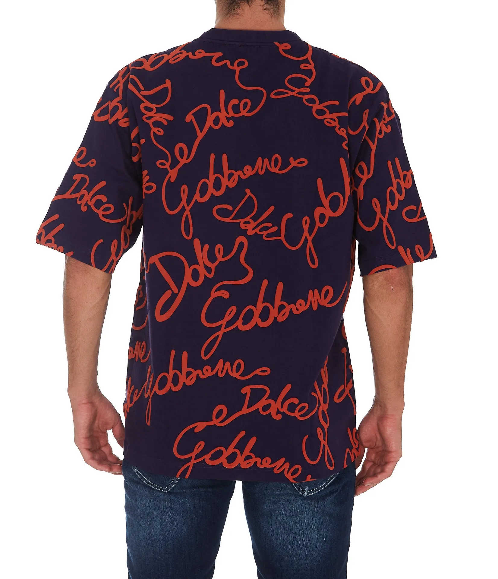 Dolce & Gabbana Allover Signature Logo T-Shirt