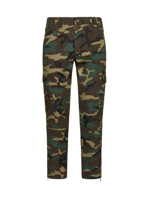 Dolce & Gabbana Camouflage Printed Cargo Pants